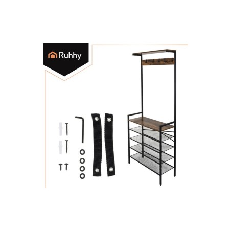 Esiku nagi jalanõude riiul + nagid 189 cm | FreshDesign.ee