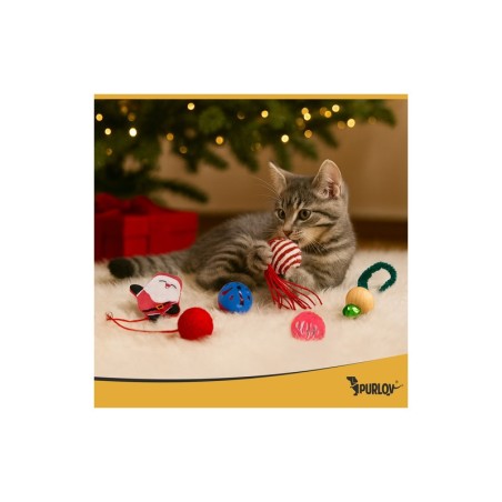 Jõuluteemaline kassi mänguasjade komplekt kingitus