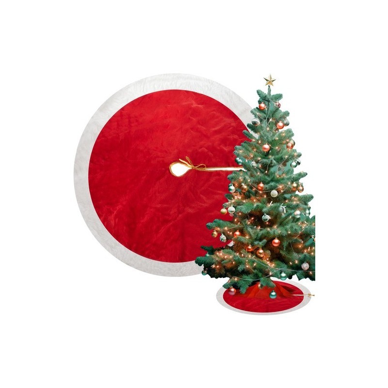 Jõulukuuse alune matt vaip 90 cm punane | FreshDesign.ee