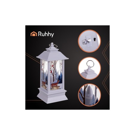 Valge LED jõulu latern