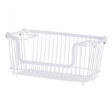 Metallist korv, valge