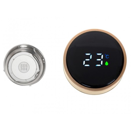 Termos smart LED 500 ml, kuldne