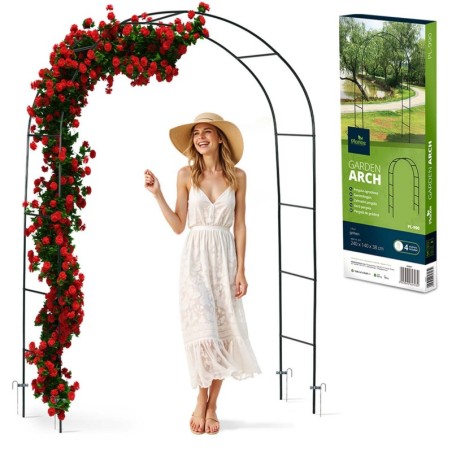 Aia taimetugi pergola kaar 240 cm, must