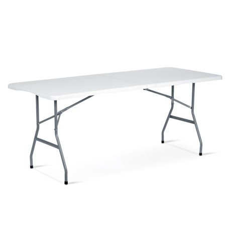 Kokkupandav toitlustus aia laud 180 cm valge