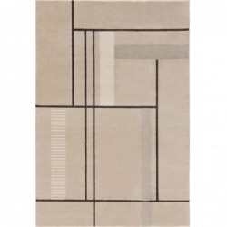 Vaip Ida Kreem/Süsi 200x290 cm