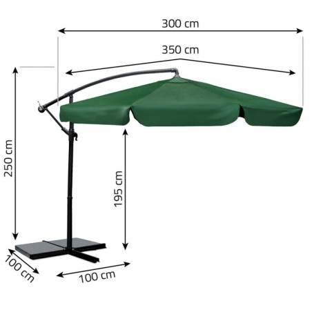 Kokkupandav aiavari 6 segmendiga 350 cm kattega | FreshDesign.ee