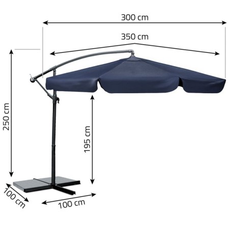 Kokkupandav aiavari 8 segmendiga 350 cm kattega | FreshDesign.ee