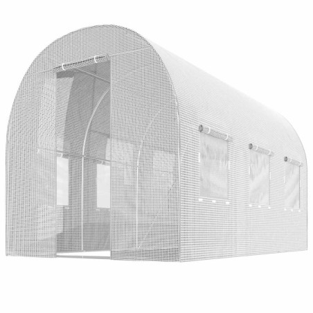 Aiatunnel - kasvuhoone 2 x 3,5 m (7m2) valge