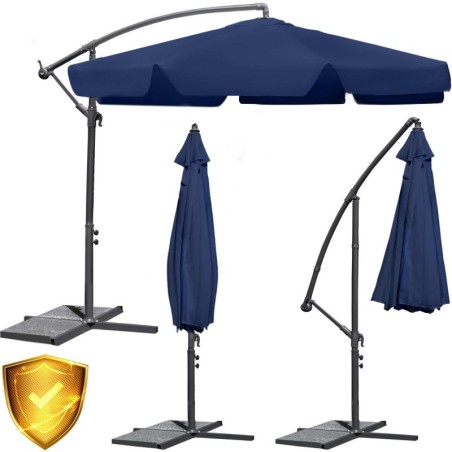 Kokkupandav aiavari, 6 osa, tumesinine, 350 cm