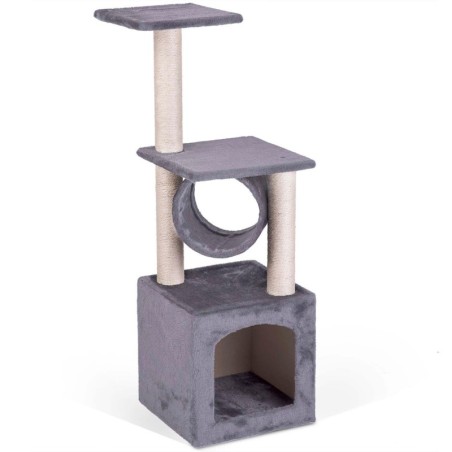 Kassi kraapimispuu 93 cm helehall