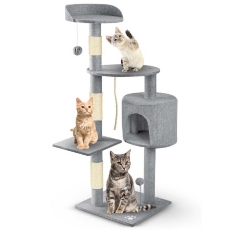 Kassi kraapimispost 111 cm hall | FreshDesign.ee