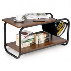 Moodne loft diivanilaud, 2 taset ModernHome