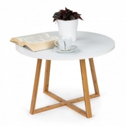 Moodne skandinaavia kohvilaud 60 cm bambusest