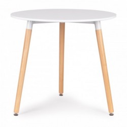 Moodne puidust laud köögi elutuppa, 80 cm