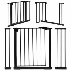 Turvavärav 74-105 cm, trepile ja ustele, teras,...