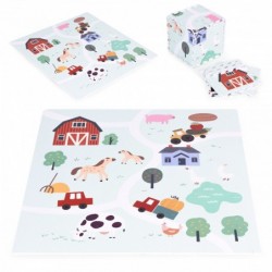 Suur EVA vahtmatt lastele Farma 90,5x90,5 cm 21...