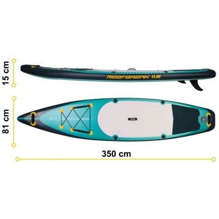 Reefbreak SUP laud 350 x 81 x 15 cm | FreshDesign.ee