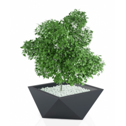 Disain lillepott MONUMO VENDETTA 30cm antratsiit