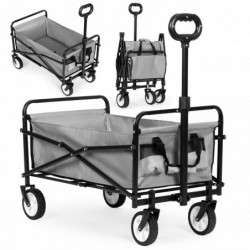 Transpordi käru, kokkupandav, hall, 48x90 cm
