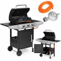 Gaasi aiagrill 10,2 kW – suur rest, 3 põletit,...