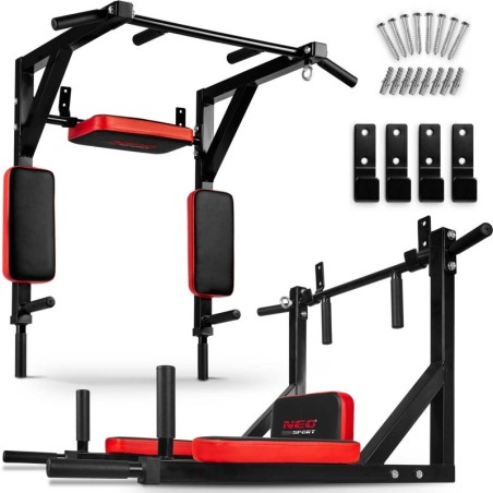 Seljatoega seinale kinnitatav lõuatõmmevarras