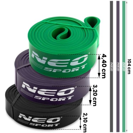 Vastupidavuslindi komplekt harjutusteks 3 osa | FreshDesign.ee