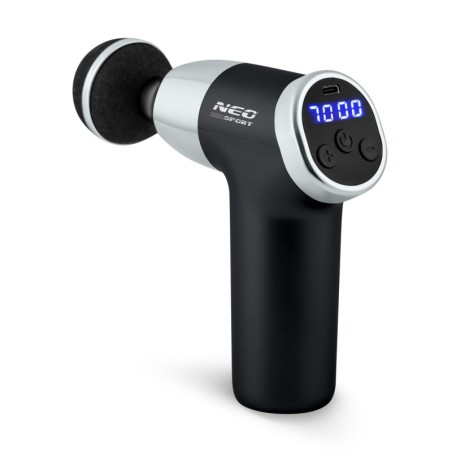 Massaažipüstol 8 otsikuga must