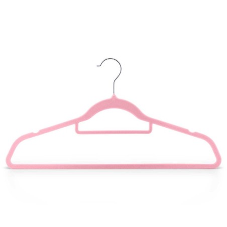 Sametist riidepuud 20 tk, roosa