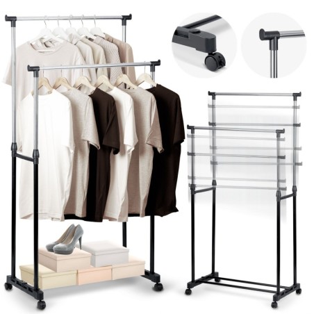 Riidestange must ja hõbedane | FreshDesign.ee