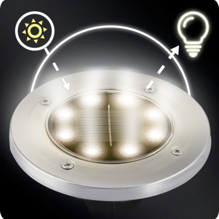 Päikeseenergial töötav õuelamp 6 tk | FreshDesign.ee