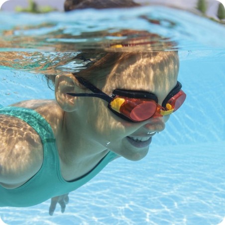 Laste ujumisprillid punased bestway 21005