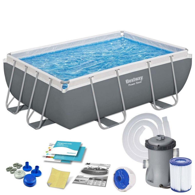 Raamiga aiabassein 282 x 196 x 84 cm + lis... | FreshDesign.ee