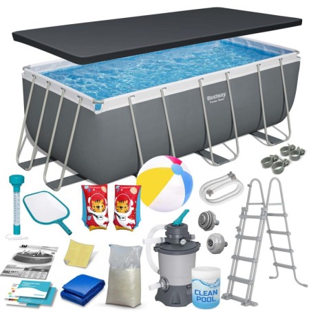 Raamiga aiabassein 412x201x122 cm + lisad,... | FreshDesign.ee