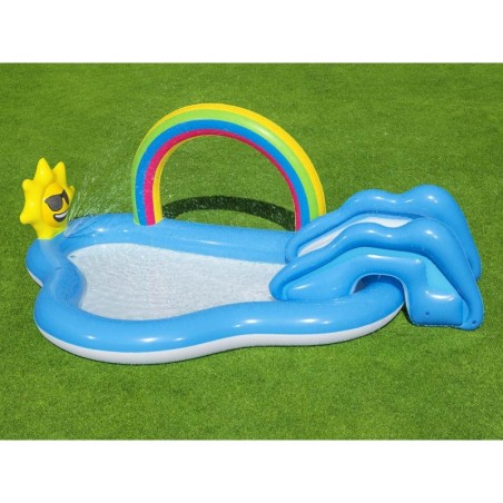 Täispuhutav vikerkaarevärviline mänguväljak Bestway 53092