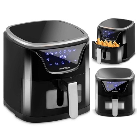 Kuumaõhufritüür BD-652, must ja hõbedane