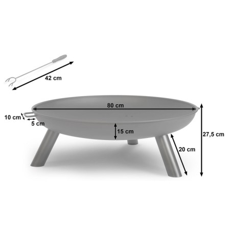 Lõkkealus 80 cm berdsen bd-882 | FreshDesign.ee