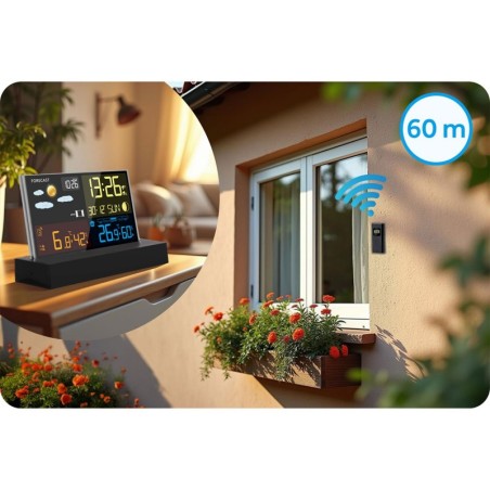 Ilmajaam ekraaniga BD-912 must | FreshDesign.ee