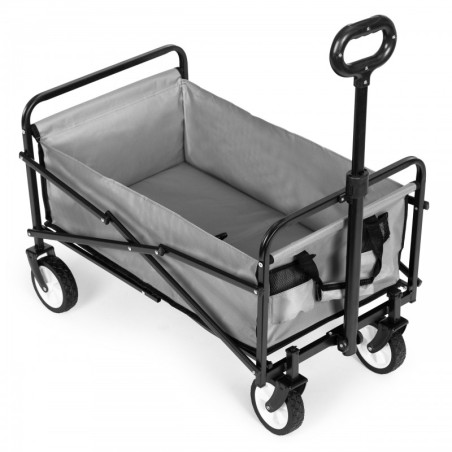 Transpordi käru, kokkupandav, hall, 48x90 cm