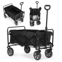 Kokkupandav transpordikäru suur must | FreshDesign.ee