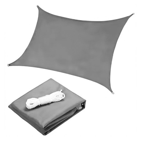 Päikesepuri 2 x 3 m hall kandiline | FreshDesign.ee