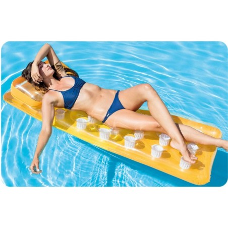 Täispuhutav ujumismadrats 188 x 71 cm oranž - 58890 INTEX