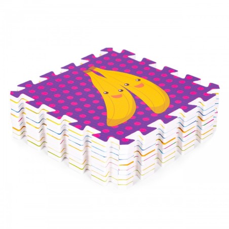 Puslematt lastele puuviljad 9 elementi 86x86cm | FreshDesign.ee