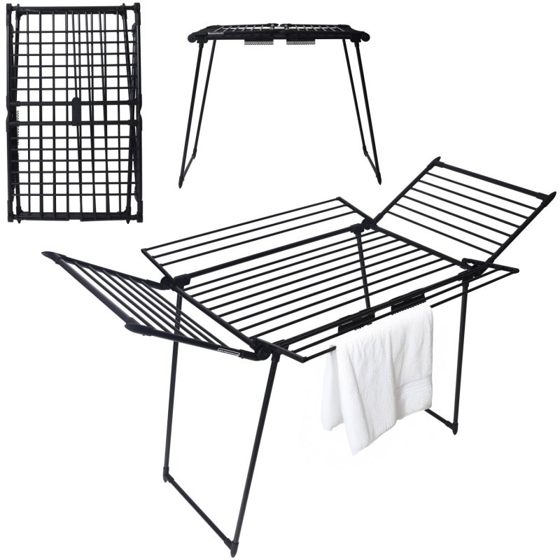 Riidekuivatusrest, seisev, 25 meetrit, must | FreshDesign.ee