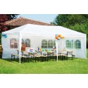 Aia paviljon peotelk, 3x6 m, 6 seina, valge | FreshDesign.ee