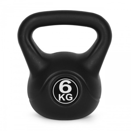 Kettlebell sangpomm 6 kg treeninguks, must | FreshDesign.ee