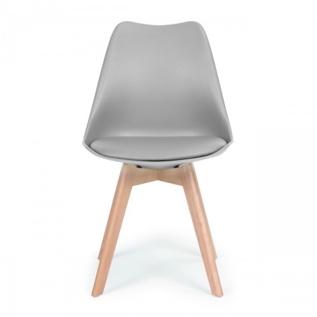 Tool, elu- ja söögitoa toolide komplekt koos padjaga, Helehall ModernHome