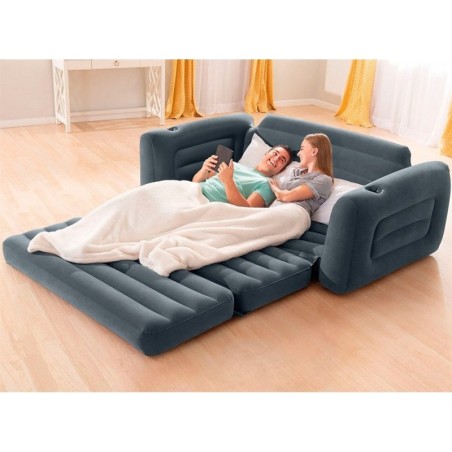 Täispuhutav diivanvoodi, madrats 2in1 INTEX
