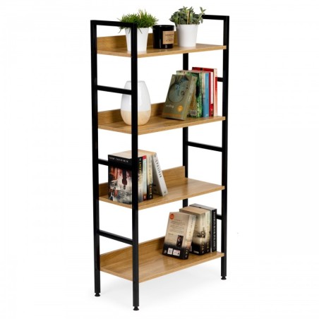 Raamaturiiul puidust tööstuslik loft | FreshDesign.ee