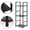 Moodne puidust riiul, metallraamiga LOFT, ... | FreshDesign.ee