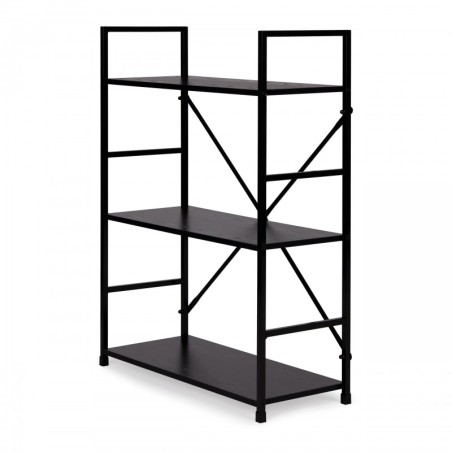 Puidust raamaturiiul metallraamiga lai LOF... | FreshDesign.ee